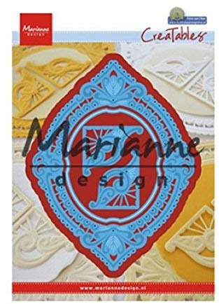 Marianne Design Creatables Petra's Oval and Corners Die, Blue