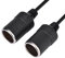 Cable del Cable de extensi¨®n del Encendedor de Cigarrillos del Coche Cable del Encendedor de Cigarrillos de 2 Macho a Hembra de 12V / 24V