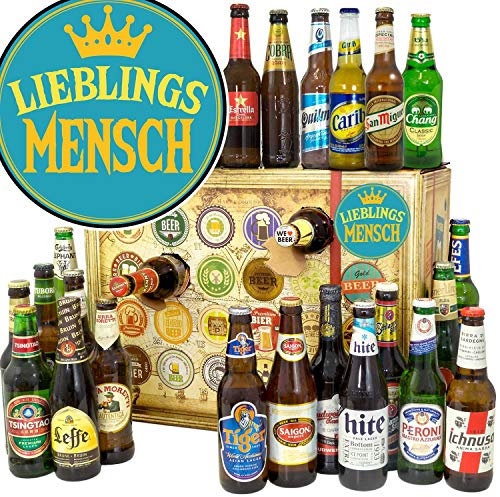 Lieblingsmensch + Bierweihnachtskalender mit Bieren der Welt + Biere aus der Welt 2024 2025