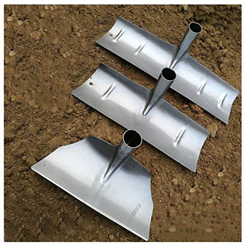 Landwirtschaftliche Taro 30cm-70cm Mehrzweckschaufel Stahlplatte Gartenhacke Kopf Geschmiedete Hacke mit Kohlenstoffstahl Klingenkopf (40cm Breit)
