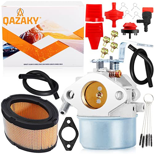 QAZAKY 640152 Vergaser Ersatz für Tecumseh 640152A 640023 640051 640112 640140 HM80 HM90 HM100 LH318XA LH358EA VM80 Schneefräse Mäher 5000 W Generator 8 PS 9 PS 10 PS Schredder-Häcksler