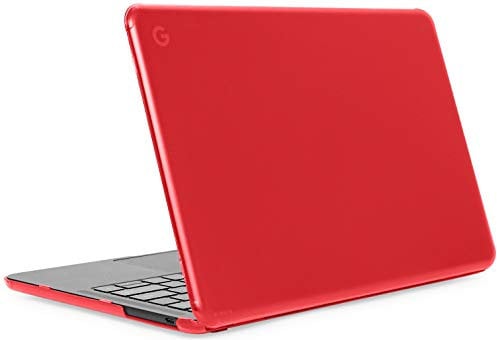 mCover - Custodia rigida per computer portatili Google Pixelbook Go Chromebook Go (non compatibile con modelli precedenti rilasciati prima del 2019) Rosso