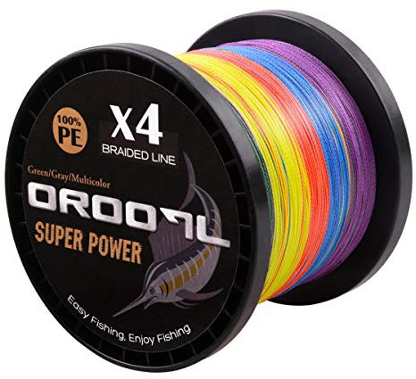 Geflochtene Angelschnur 100M~1000M 4fach PE Geflochten Angeln Schnüre Braided Fishing Line(10LB-133LB) für das Salzwasser Süßwasser