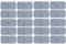 20er Set Elektroden 10x5 cm - kompatibel mit TENS-EMS Geräten von Sanitas (wie SEM 40,41) & Beurer (wie EM 40,41) Druckknopf | Wiederverwendbare Klebeelektroden-Pads | Zert. Medizinprodukt von axion