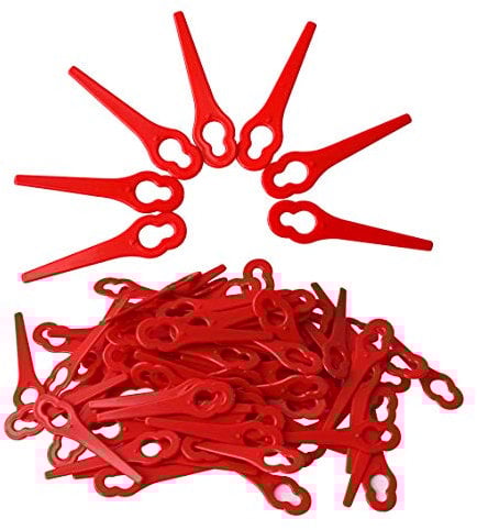 RASENFREUND - 100 Stück UNIVERSAL Rasentrimmer Messer Kunststoff Ersatzmesser passend für FRT18A FRT18A1 46155 FRT20A1 und viele Weitere Modelle Trimmer Zubehör Rasenpflege 100x 100er