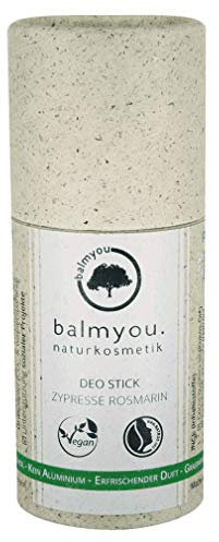 balmyou Deo Stick Zypresse Rosmarin in Graspapier, 50 g