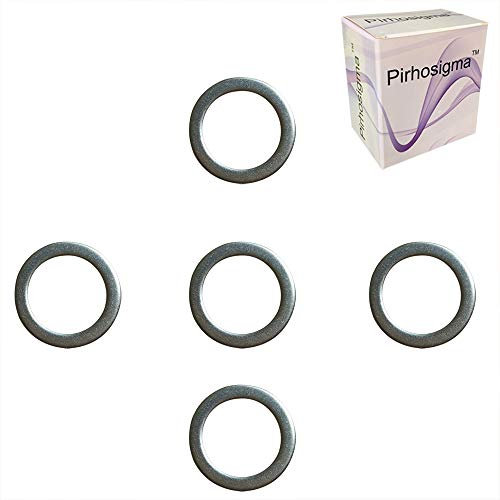 Pirhosigma 5 x Pedalscheiben, 20 mm x 15 mm mit 1 mm Dicke, Edelstahl, für Mountainbike, Rennrad