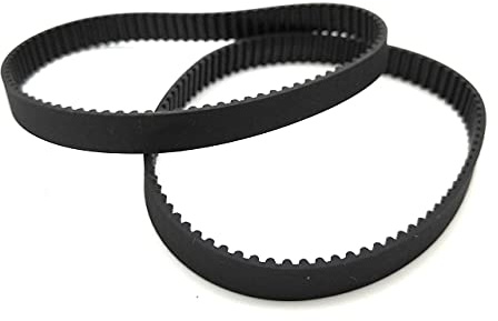 Turmberg3D GT2 geschlossener Zahnriemen - 10mm breit - Länge 630mm - je 2 Stück - Zugstrang aus Glasfaser (630mm)