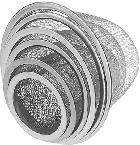 2 pièces en Acier Inoxydable Maille thé infuseur passoire théière Feuille de thé Filtre à épices Verres diamètre 5-9.5CM réutilisable for la Cuisine (Size : 8CM)