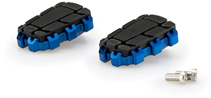 Puig 20851A Enduro 2.0. Footpegs Blue