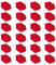 Tayg Lot de 24 tiroirs en plastique empilables nº51 - Organisateur de vis, tiroirs, boîte de rangement, bacs en plastique rectangulaires (17 x 10 x 8 cm, rouge)