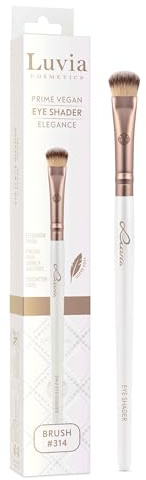 Professioneller Make-up Pinsel Luvia, Lidschatten Schminkpinsel, Eyeshadow Pinsel, Augenpinsel, veganer Kosmetikpinsel, 314 // Eye Shader - Elegance