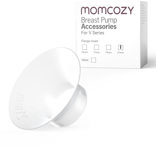 Momcozy Flange Insert 21mm Only for Momcozy V1 Pro/V2 Breast Pump. Original V1 Pro/V2 Breast Pump Replacement Accessories, 1PC (21mm)