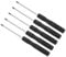 CoCud Mini Slotted Screwdriver, 2.0mm Size 82mm Length, Carbon Steel Small Flat Head Screwdrivers with Anti-Slip Handle - (Applications: for Glasses, Watch or Laptop), 5-Pieces