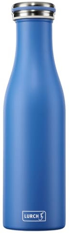 Lurch 240855 Isolierflasche, Edelstahl, Azur