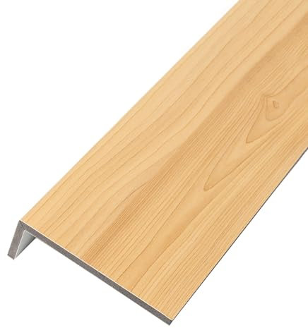 Davanzale per Finestra Copertura Decorativa per Davanzale Della Finestra a Forma di L per Finitura Piastrellata, Sostituzione Della Copertura del Davanzale Della Finestra con Venature del Legno ( Colo