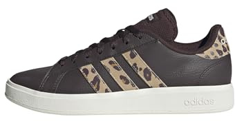 adidas Damen Grand Court Base 2.0 Shoes, Shadow Brown/Magic beige/Off White, 44 EU