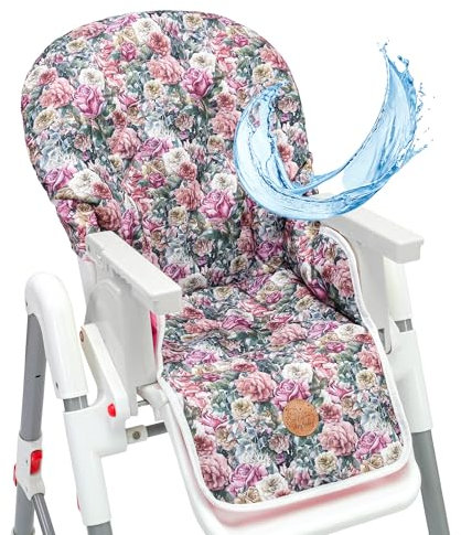 Housse chaise haute bebe - coussin assise pour bébé confortable coussins et housses pour chaises enfant avec un revêtement imperméable stable