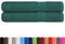 vidaXL Saunatücher 2 STK. Grün 80x200 cm 360 g/m² 100% Baumwolle, Handtuch, Badetuch, Gästetuch, Handtuch mit Schlaufe, Duschtuch, Strandtuch