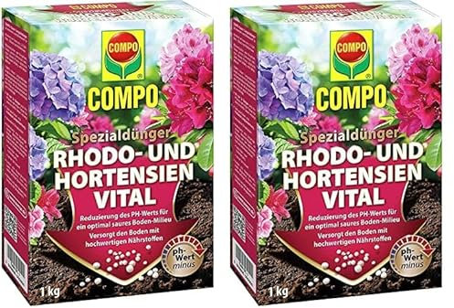 Compo Rhodo-und Hortensien Vital 1kg (Packung mit 2)