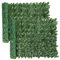 Heidouse Paneles de Pared de 2 Rollos de Hierba de 20x39 Pulgadas Paneles de Valla de privacidad Decorativa de vegetación Artificial simulada para Pared de jardín Exterior