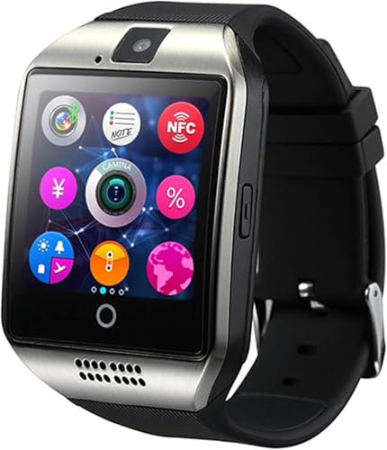 Reloj Inteligente Bluetooth para Hombres con Pantalla Táctil, Soporte De Batería Grande, Cámara De Tarjeta Sim TF para Teléfono Droide