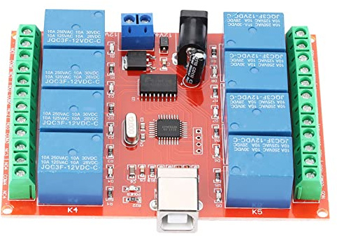 KooingTech USB-Relais, 12v 8-Kanal-Computer-USB-Controller-Schaltrelais