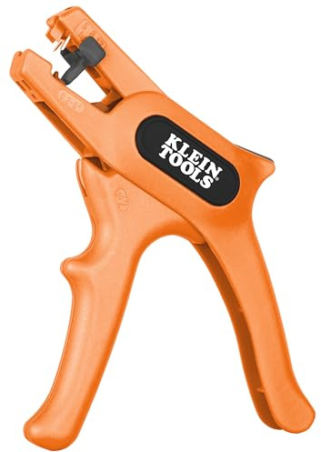 Klein Tools 110040 | Automatische Abisolierzange für flexible und massive Leiter | Arbeitsbereich 0,2–6,0 mm² | Präzises Abisolierwerkzeug mit Längenanschlag und Drahtschneider