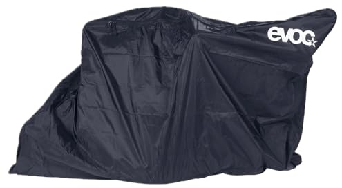 EVOC BIKE COVER ROAD Fahrradtasche, black | Fahrradtasche für Rennräder & Gravelbikes, Fahrrad-Transporttasche für Zugreisen, Vorderrad-Demontage, Scheibenbrems-Schutz