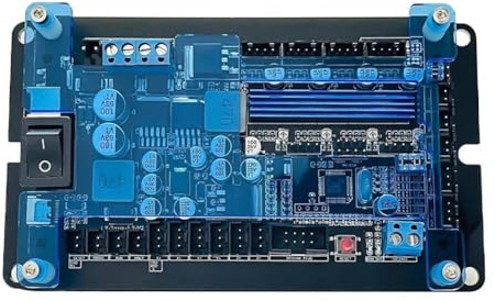 Opatiny USB CNC Controller Board für GRBL 3-Achsen-Stepper für Motortreiber, 32-Bit-Prozessor mit PWfor M-Ausgang, kompatibel mit Windows 10, DC 12-48V für Gravur für Maschine