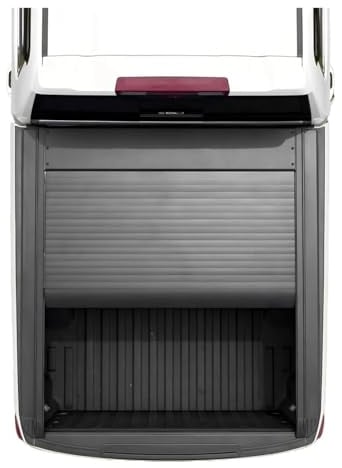 CBXPXVXP Elektrische, einziehbare Laderaumabdeckung, kompatibel mit VW Amarok Pickups und Ranger Modellen, abschließbare Rollladenabdeckung aus Aluminium