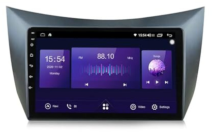 GPS Navi Navigationsgerät 2 Din für Lifan Smily 320 2008-2015 mit Bluetooth Fm Radio, Mirror Link, USB, Aux, Bluetooth Unterstützt Tpms Lenkradsteuerung, 4 Kern 2G+32G
