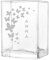 kleine Blumenvase Vase Personalisiert mit Gravur - Geschenkidee zur Hochzeit oder Muttertag - Motiv viele Schmetterlinge