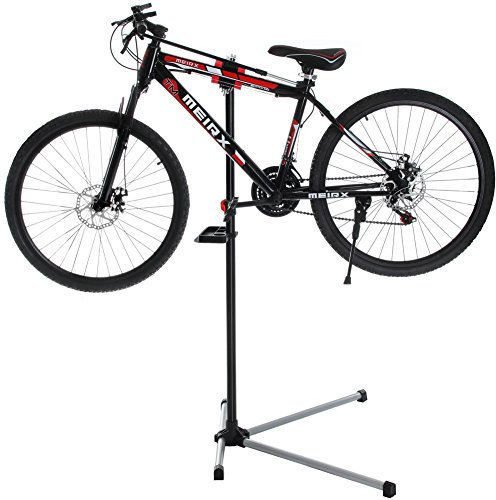 BAKAJI Stand Riparazione Manutenzione Biciclette Supporto Cavalletto Per Bici Mountain Bike Nero