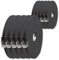 2m - Schwarz - 10 Stück - Cat.6 Flaches Netzwerkkabel Cat6 Flachkabel Ultra Flach Cat.6 Patchkabel 1000 Mbit/s Gigabit LAN (RJ45) Flach Slim Micro