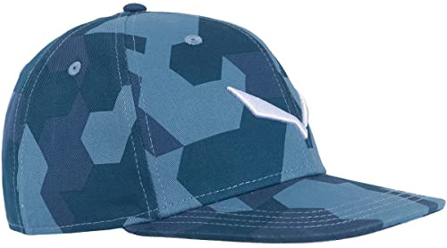 Salewa Unisex Puez Camou Flat Cap Kappen, poseidon/8670/8920, UNI58 EU