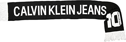 Calvin Klein Herren J SUPPORTER SCARF Schal,per pack Schwarz (BLACK BAE),One Size (Herstellergröße:OS)