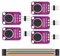 Youmile 5Pack Módulo de amplificador de micrófono MAX4466 Electret Amplificador de micrófono GY-MAX4466 Sensor de ruptura, con placa de ruptura de ganancia ajustable para Arduino