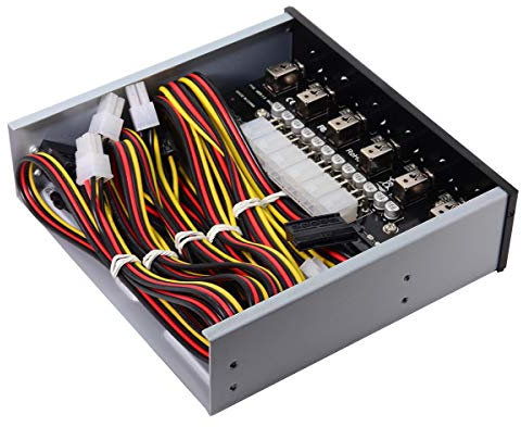 cablecc 6 sistemas de control de disco duro, sistema de gestión de control inteligente, interruptor de alimentación HDD SSD con bahía de CD-ROM de 5.25