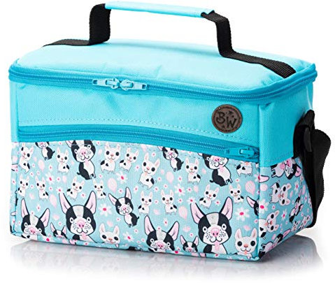BAMBINIWELT Tasche für Toniebox und Tigerbox Touch, Musikbox-Tasche mit Verstellbaren Innenfächern, Netzfach für Zubehör (Modell 6)