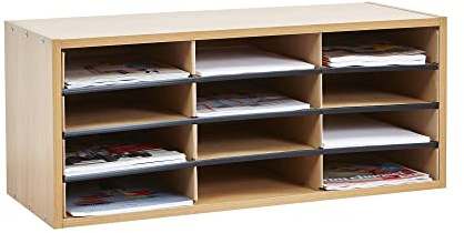 Liberty House Toys 12 Section Literature Organiser, Office Storage, File Organiser