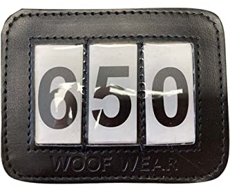 Woof Wear Bridle Number Holder - Black - Waterproof Sprayproof