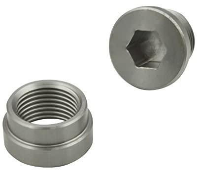 Einschweißgewinde M18x1.5 Lambdasonde Edelstahl V2A mit Verschlussschraube