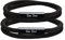 XUANPAI Armband mit Gravur für Pärchen I Personalisierbares Partnerarmband mit Gravur | Hochwertiges Pärchenarmband in Schwarzes Mailänder Seil | Paar Geschenk für Frauen und Männer