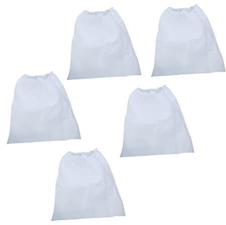 FRCOLOR 5pcs Nail Table Dust Collector Bag Collection Salon Tools Collector Replacement Bag Nail Art Replacement Bag Nail Dust Bags Vacuum Suction Cup Nail Collector Filter Bag Small