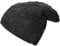 COACOM 1 Stück Rauten-Karo-Strickmütze, warme Mütze im Herbst und Winter, neutrale elastische Pullovermütze, modisches und vielseitiges Accessoire, geeignet für Sport, Arbeit, Pflege(schwarz)