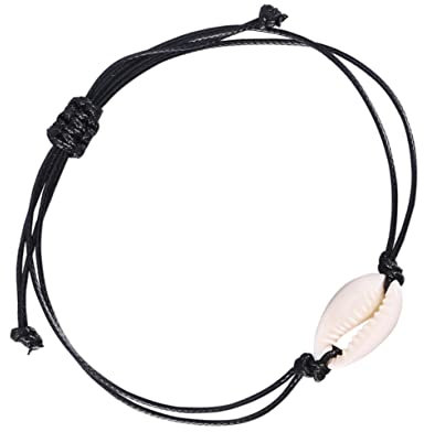 PACKOVE 1stk Muschel-fußkettchen Handgestricktes Muschelarmband Meeresarmband Frauen Armbänder Böhmisches Armband Strand Armband Rentier-aufkleber Strand-fußkettchen Damen