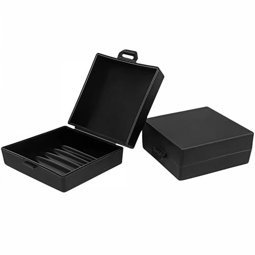 Elimeta Seifenhalter, 2 Stück, Duschstangenbox, passend für Dr. Squatch, wasserdichter Reisebehälter mit Deckel, quadratische Badezimmer-Seifenschale für Camping, Fitnessstudio, Outdoor, Reisen