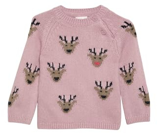 s.Oliver Süßer Strickpullover mit Weihnachtsmotiv