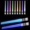 YANGUN 2 Pairs Lightsaber Chopsticks, LED Chopsticks with 9 Colour Modes, for Kitchen, Dinner Party, Sushi Cutlery, Durable, Lightweight